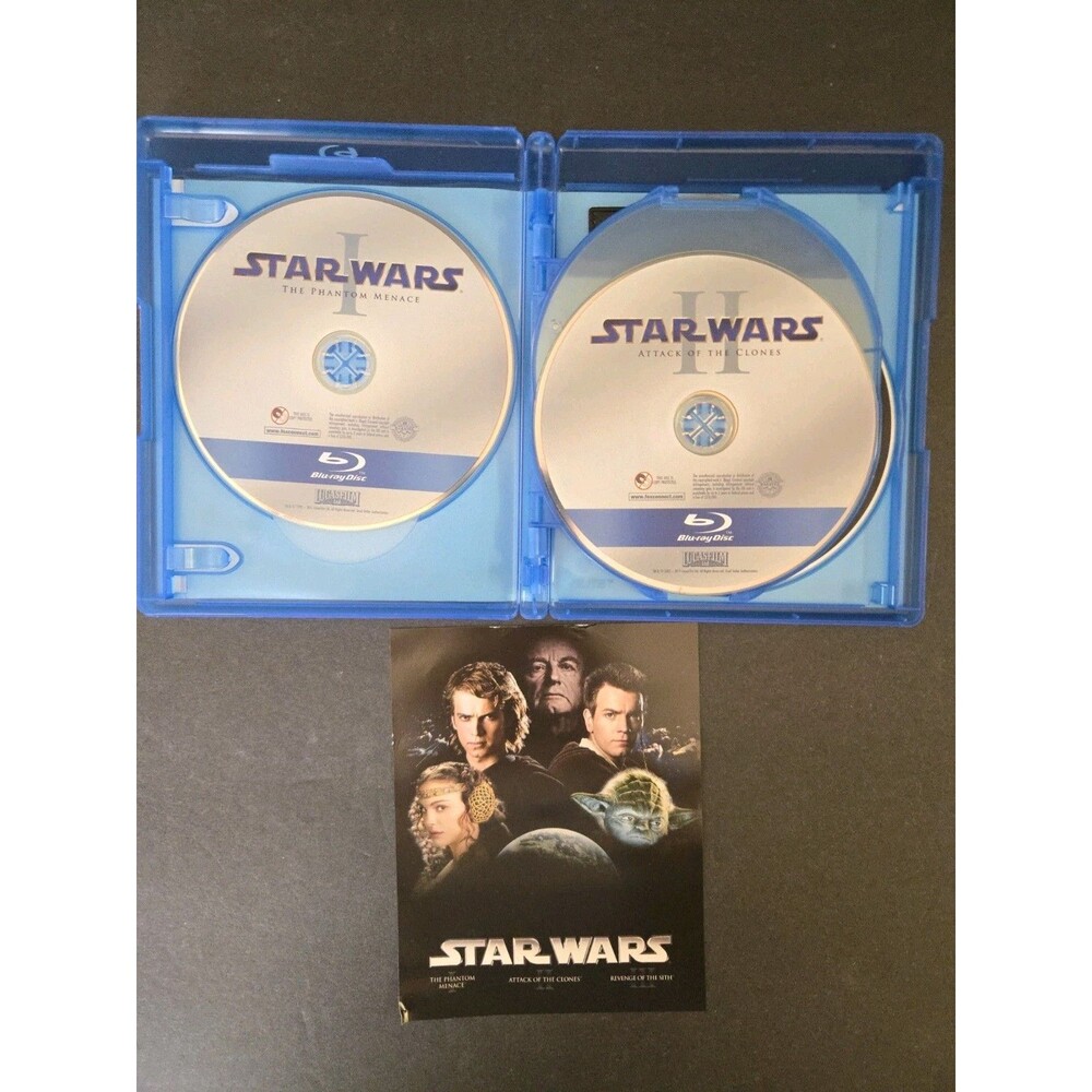 Star Wars Blu Ray And DVD 6 Disc Set 2013 1-3 Pre Owned Very Good Condition - Picture 5 of 10